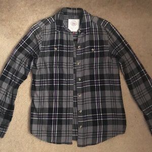 SO Black, Gray, and Purple Flannel